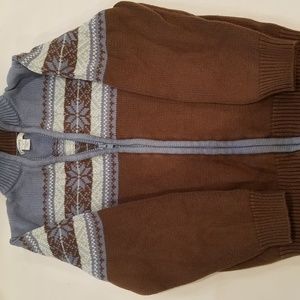 Green dog sweater